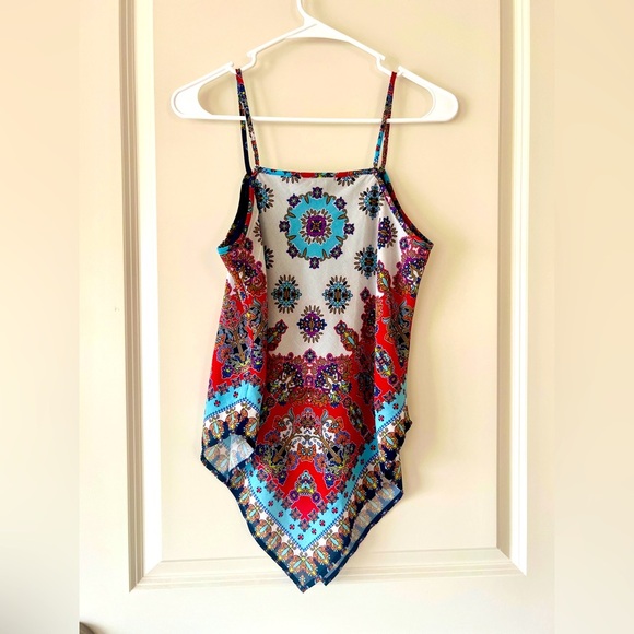 Bohemian Multicolor Camisole Top - Picture 4 of 4